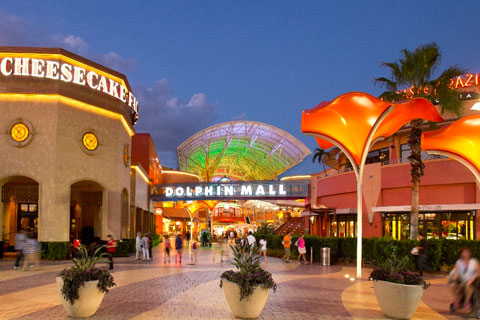 de compras Miami Dolphin Mall