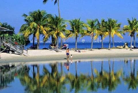 Playas tranquilas para niños en Miami